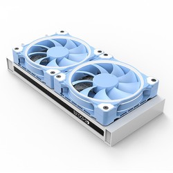 yeston 盈通 ID-COOLING 240蓝白光版一体式CPU水冷散热器