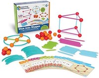 Learning Resources 探索形状 拼接玩具 和几何构建组合套装