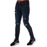 男士修身牛仔裤Mens Hercules Ripped Skinny Fit Jeans