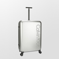 CK Calvin Klein  经典款 硬箱万向轮旅行拉杆行李箱24英吋LH414UC3 085-银灰色