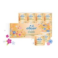 考拉海购黑卡会员： elleair 大王爱璐儿 简绒系列 立体压花卷纸 10卷*4提