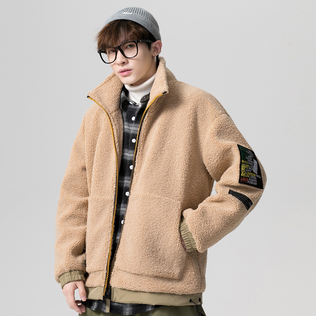 shake 华菲型格 rk3wt 男士羊羔绒外套