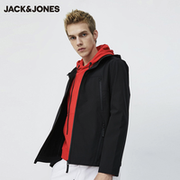 暖爱季：Jack Jones 杰克琼斯 219321523 户外防泼水短款连帽外套