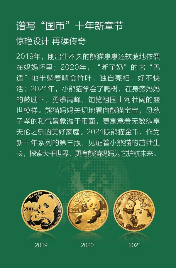 2021年熊猫金银币 30g银币 Ag999