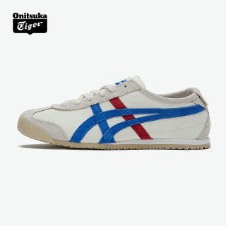 Onitsuka Tiger 鬼冢虎 MEXICO 66 中性款休闲运动鞋 TH2J4L-0142 39.5 白色/蓝色