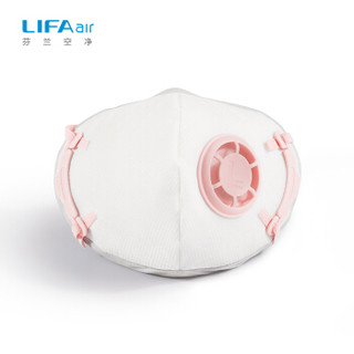 LIFAair 自吸过滤式防雾霾口罩 防尘防工业粉尘病菌 儿童口罩 粉色（12只装）
