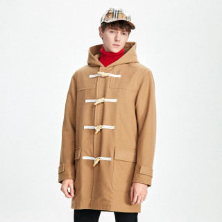 ochirly 欧时力 3gc334743p530 男装羊毛纽扣外套 卡其色 m【报价 价