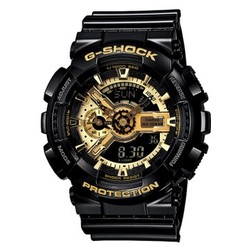 CASIO 卡西欧 GA-110GB-1A G-SHOCK 男士双显运动腕表