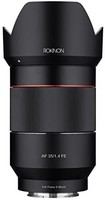 中亚prime会员：Rokinon AF 35mm f/1.4 自动焦距广角全镜头适用于 Sony FE 安装，黑色 (IO3514-E)