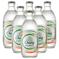 泰国进口 Chang象牌苏打水325ml*6瓶 组合装泰国大象无糖气泡水 *2件