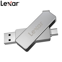 Lexar 雷克沙 D30c U盘 64GB USB 3.1 Type-C双接口闪存盘
