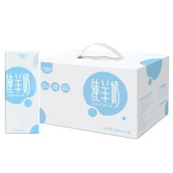 卓牧(JOMILK)纯山羊奶 无蔗糖 高钙早餐奶 200ml*6盒