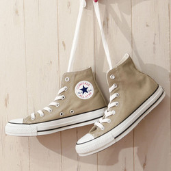 CONVERSE 匡威 ALL STAR COLORS HI 帆布鞋 日本限量奶茶色