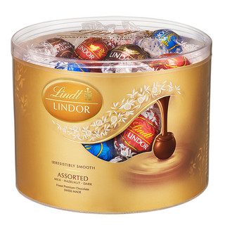Lindt 瑞士莲 LINDOR软心系列 软心巧克力 3口味 18粒 216g
