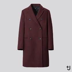 UNIQLO 优衣库 Jil Sander（+J）联名 435937 羊毛混纺大衣 