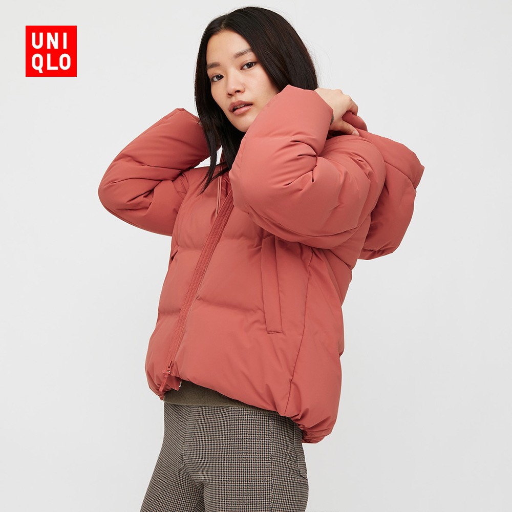 uniqlo优衣库432025女装无缝羽绒连帽外套