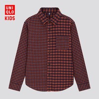 UNIQLO 优衣库 儿童格子衬衫