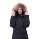 凯乐石（KAILAS）户外运动女款毛领加厚长款羽绒外套适用-35℃以上墨黑 *2件