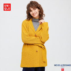 UNIQLO 优衣库 432089 女装系带长开衫