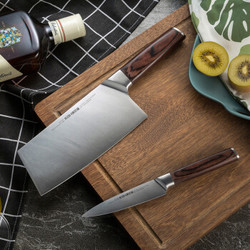 德国康巴赫刀具套装菜刀料理刀高硬度不锈钢套刀两件套切片刀水果刀