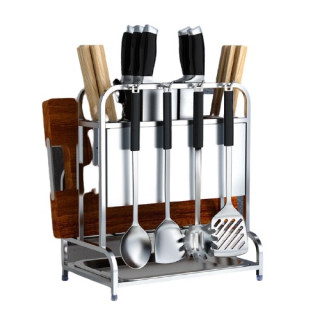 商品佳佰011196 带挡板不锈钢厨房置物架