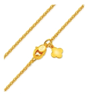 CHOW TAI FOOK 周大福 EOF149 足金十字链