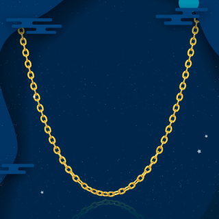 CHOW TAI FOOK 周大福 EOF149 足金十字链