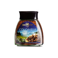 88VIP：GRANDOS 德国 格兰特进口 哥伦比亚速溶无糖冻干纯咖啡 特浓 100g