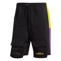 阿迪达斯adidas Originals Adiprene Short 男士运动裤 GJ6759 黑色/黄色 XS