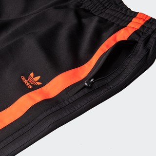 adidas Originals WARMUP TP 男士运动长裤 GK0654 黑色/学院橙黄 XS