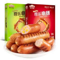 Johnsonville 尊乐 非肠原味玉米味各4盒 240g*8盒