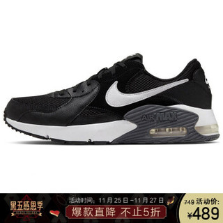 耐克NIKE 男子 气垫 休闲鞋 AIR MAX EXCEE 运动鞋 CD4165-001黑色41码