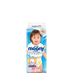  Moony 尤妮佳 女宝宝拉拉裤 XL38片