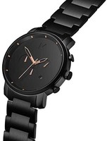 MVMT 男士模拟石英手表不锈钢表带 D-MC01-BBRG