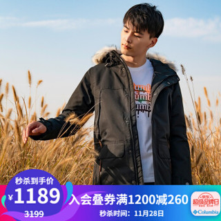 经典款Columbia/哥伦比亚户外男子奥米热能650蓬羽绒服WE1486 010 M(175/96A)