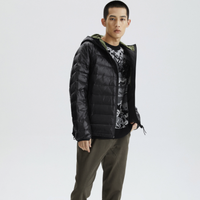 MARK FAIRWHALE 马克华菲 719415011054311 连帽短款羽绒服
