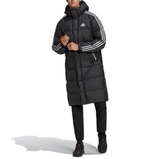 阿迪达斯 ADIDAS 男子 户外系列 3ST LONG COAT 运动 羽绒服 GF0070 L码