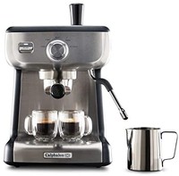 Calphalon BVCLECMP1 Temp iQ Espresso 机，带蒸汽棒，不锈钢