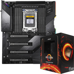 技嘉（GIGABYTE）TRX40 AORUS XTREME 大雕主板+AMD 锐龙Threadripper(线程撕裂者) 3990X 板U套装