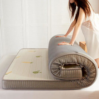 移动端、移动专享：璞语 泰国乳胶软垫记忆棉床垫 90*200*6cm