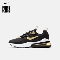 Nike 耐克 AIR MAX 270 REACT 大童运动气垫鞋 BQ0103-019 黑/辐射红/白色/狼灰 37.5码