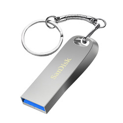 闪迪（SanDisk）64GB U盘 CZ74酷奂USB3.1高速优盘 全金属外壳 内含安全加密软件 银色
