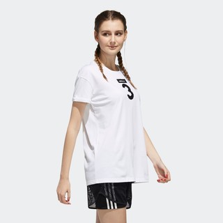 adidas NEO W CS TSHIRT 女士运动T恤 DW7738 白 XS