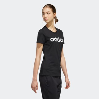 adidas NEO W CE T 女士运动T恤 El4724 黑色 XS