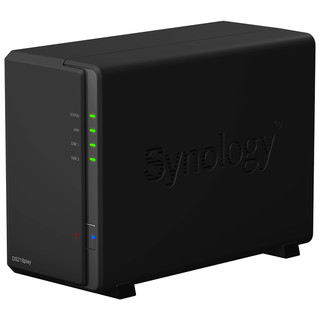 Synology 群晖 DS218play 两盘位NAS网络存储服务器+希捷醋狼6TB机械硬盘