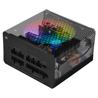 USCORSAIR 美商海盗船 CX750F RGB 铜牌（85%）全模组ATX电源 750W 黑色