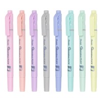 Pentel 派通 SLW11P 双头荧光笔 标记重点学生办公用笔8色可选