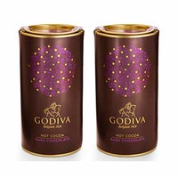 GODIVA 歌帝梵 黑巧克力可可粉 411g*2瓶