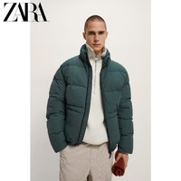 ZARA 新款 男装 冬季连帽棉服夹克外套 03918314541