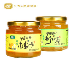 捷氏 蜂蜜柠檬/柚子茶 500g